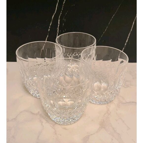 Waterford Crystal Colleen Set of 4 | Short Stem (Cut) Old Fashioned Glasses EUC - Picture 3 of 11